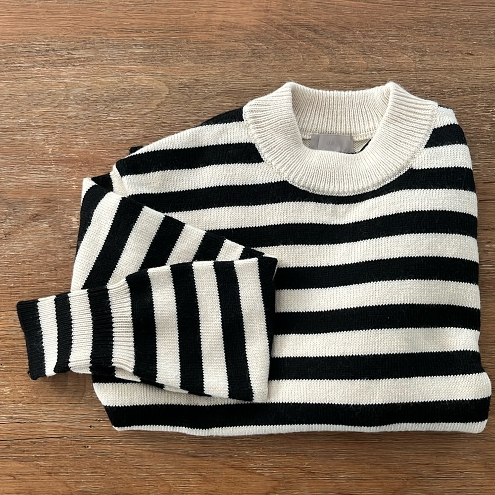 Cozy stripe sweater
